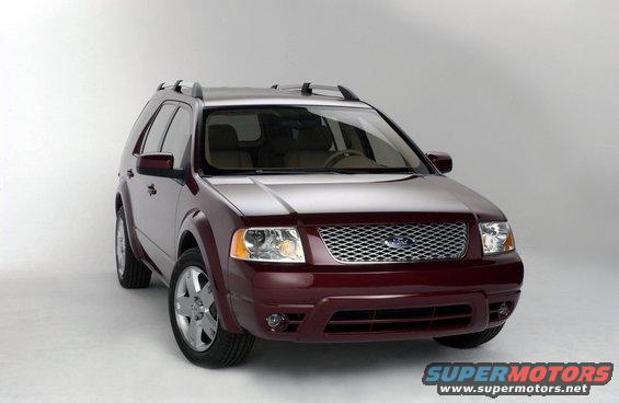 Maroon Ford Freestyle SUV front view