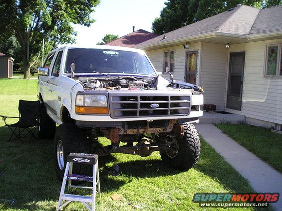 install lights and grill