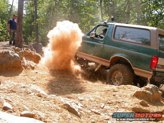 Marauder giving it hell, it looks like he ran over a land mine.