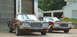 1972 Ford Torino - Two Ford Rancheros from the early 1970s are shown parked outside a building.