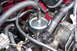 1997 Ford Probe - Engine bay view of a fuel filter assembly with associated hoses and electrical connectors.
