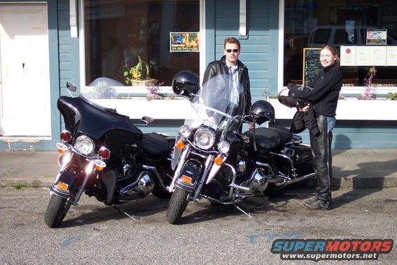 Harley's are for fathers and daughters and best friends too.