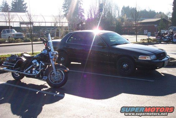 Oh, the Glinting sun, the manly black & Chrome...