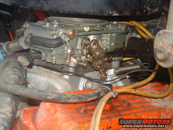 Closer shot of carb