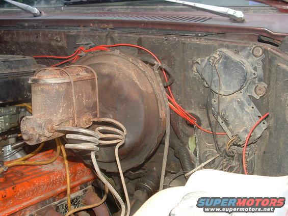 Firewall - hydraulic clutch is going there somewhere...