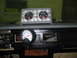 1985 Ford Crown Victoria LTD - Aftermarket gauges are installed on the dashboard of a vehicle.