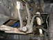 1978 Ford F-250 - This image shows a close-up view of the power steering system components on a vehicle.