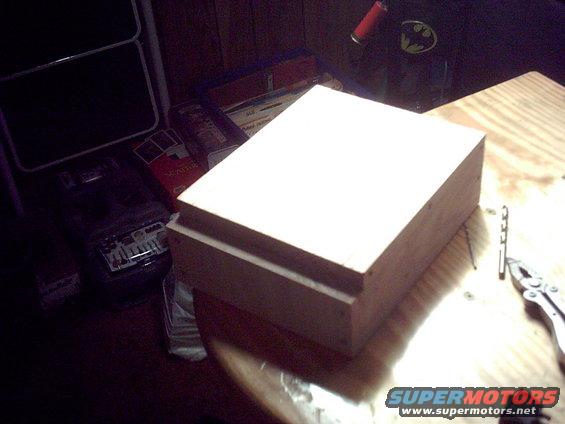 ha, finished, sorta- good thing my dad was a carpenter, think i would have learned more