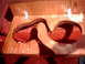 1990 Ford Bronco - Custom wooden dual cup holder installed in a vehicle's interior.
