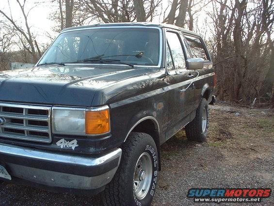 bronco-32805#3.jpg Day I brought it home. No power steering, no window motors. Drivers side door is missing panel and handle, door won't open. 2 cylinders missing. no front brakes.