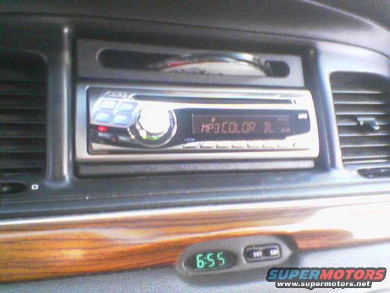 My Alpine CD/MP3 Deck