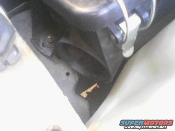When you look close those of you who have a 96 vic and have the stock intake will relize the cone that dropped the intake to 50mm has been removed leaving the 75mm (same size as the throttle body) added response and power not to mention gas economy improvement