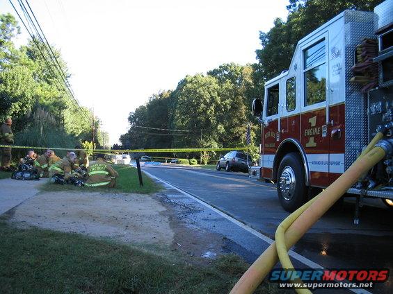tanker0003.jpg Our department was command due to it being in our area, but left it up to Charlotte Hazmat to do the dirty work, since thats what they're trained specifically to do.
