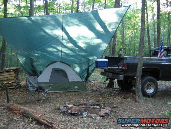 my campsite on the property