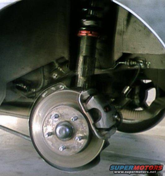 Yea a set of rear SHO brakes in now, this thing can stop on a dime and then give you change... best part there was no cutting or welding just a simple spindle and hub bolt on, anyone can do this...