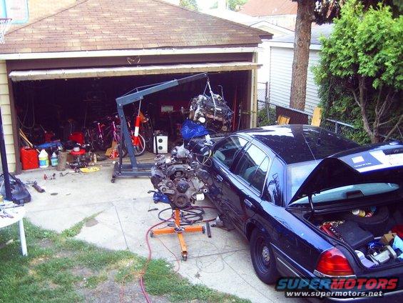 Too much junk in the garage...