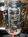 1979 Chevrolet C/K Pickup - Close-up view of an engine block, showing the internal crankshaft and oil pump assembly.