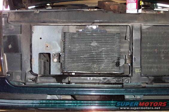 Here's the new cooler installed.  Only one new hole had to be drilled to install it.
