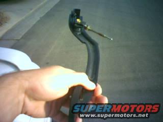 this is a broken clutch pedal