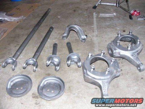 Sandblasted parts...