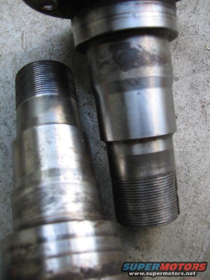 Good bearing surfaces (no damage at all).