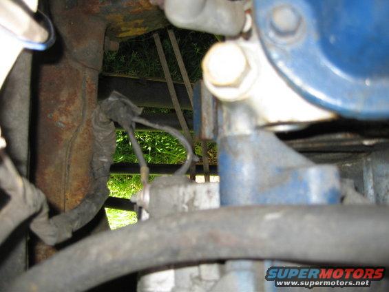 Here is where the fuseable link connects to the starter