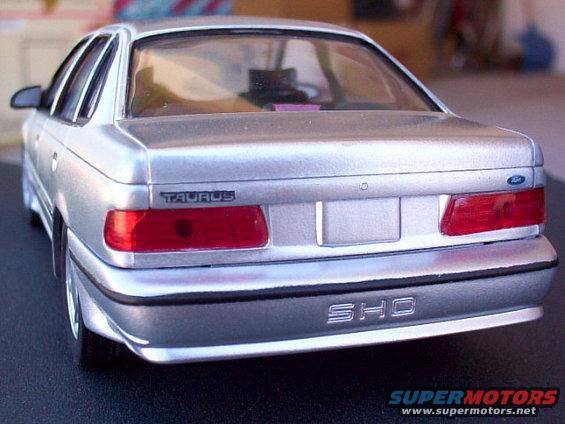 The Taurus and Ford logos were molded in and are not a decal. I had to hand paint these.