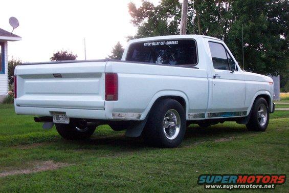 white-truck-ii.jpg Another pic of the stance of the truck with the new tires on it.