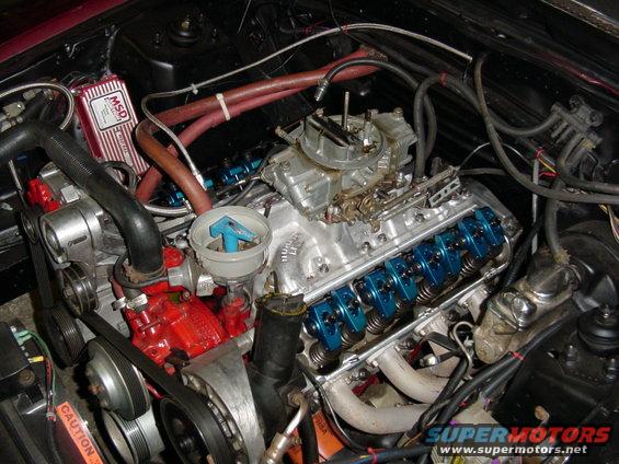 Minus valve covers, TFS heads, FFRP 1.6, Mac LT, Edlebrocke Performer RPM, etc.