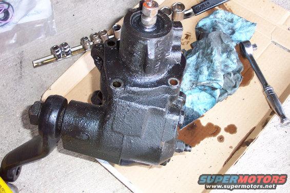 Remove the valve body bolts