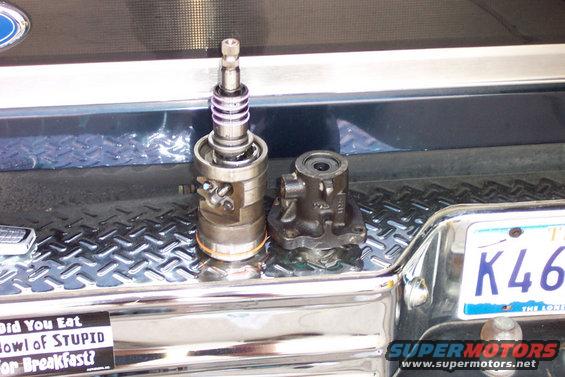 Here is the piston and the valve body, ready for reinstallation.