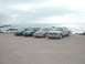 1995 Ford Taurus - Abe's GEN 4, Sal's Sable sho, Matt's 93 mtx, my 95 mtx. Pacific Ocean in the background.