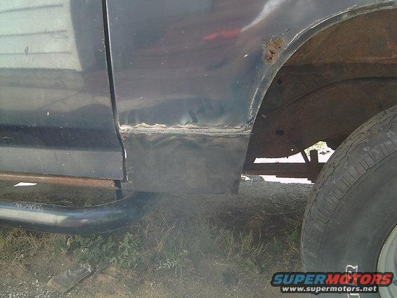Repair piece welded in and all good...