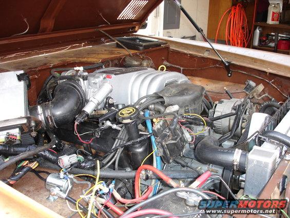 New motor almost in. It runs!!