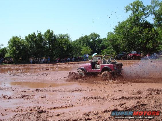 Mark out in the mud pit at sparks