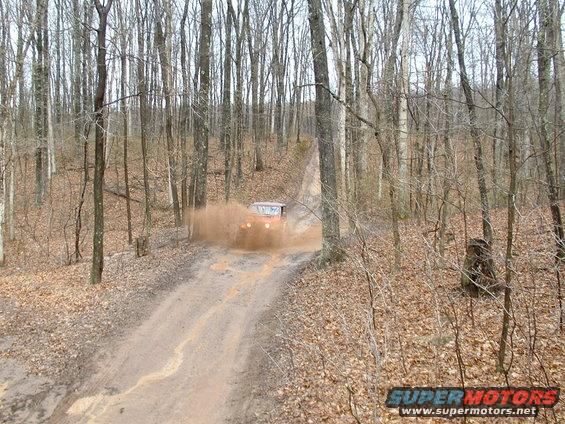 Dave hittin the first small hole