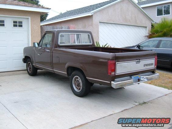 Brown 1985 Ford Ranger pickup truck parked in driveway