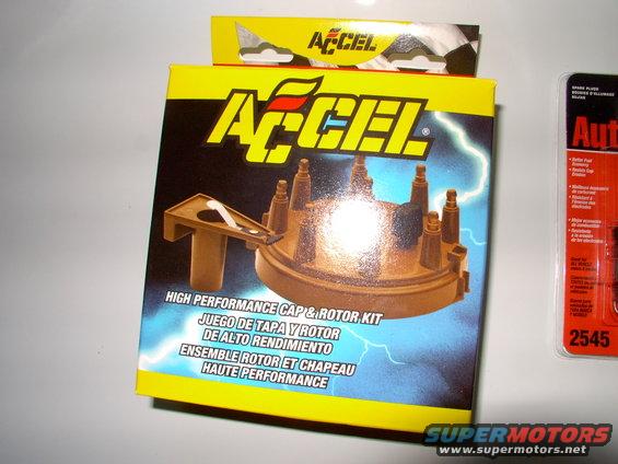 I don't prefer Accel plug wires over Taylor SpiroPros, or Ford Racing Wires, but their cap does have genuine brass terminals and is a fair price.