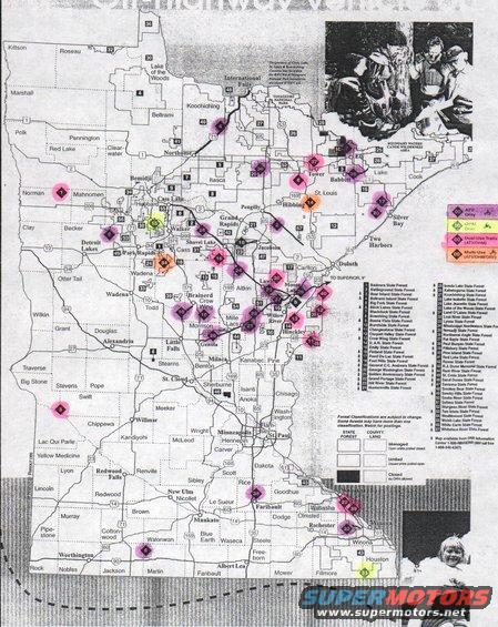 ATV, Motorcycle and Off-Road Vehicle Map (MN)