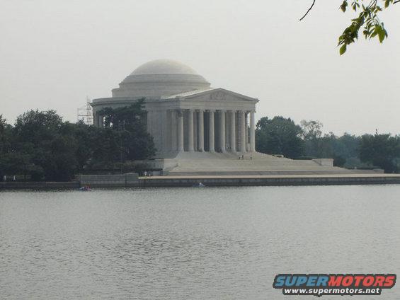 Jefferson Memorial building on the Tidal Basin in Washington D.C