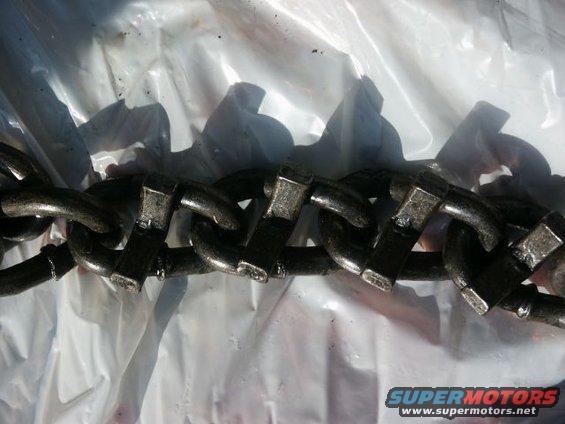 Heavy duty chain links