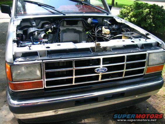 removed and repainted grille....