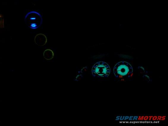 lit up