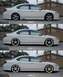1999 Ford Taurus - A white sedan is pictured with three different wheel configurations, illustrating various customization options.