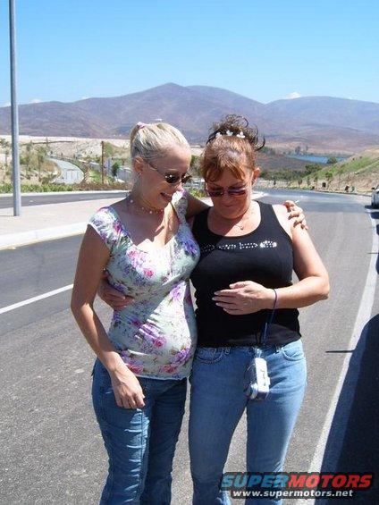 Jackie & Tessa having a Boobie smashing contest.
