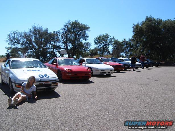 Group shot in the mt's with stacie modeling 
