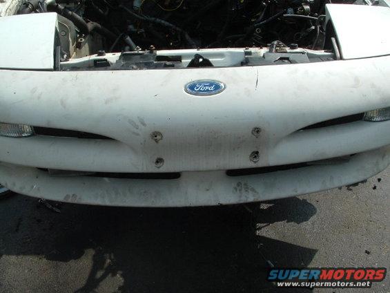 1996 Ford Probe front end, hood open showing engine bay. Ford logo on grille