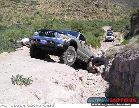 Hackberry creek in May 2005 with AZ TTORA.