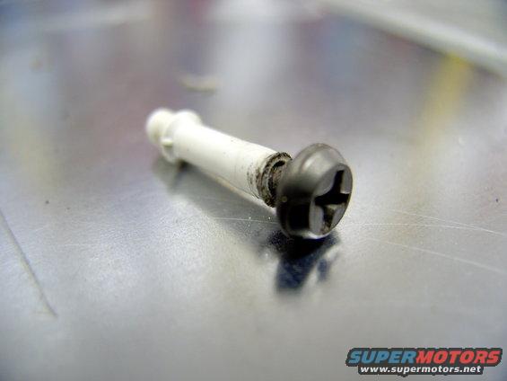 This is how you get the broken plastic vacuum line out of the angled rubber vacuum boot. Just screw in a sharp drywall stud screw and pull on it and out pops the broken plastic line. Then you can slip the boot over the shorter line, no vacuum leak !