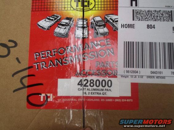 TCI C-6 Tranny Pan Kit
